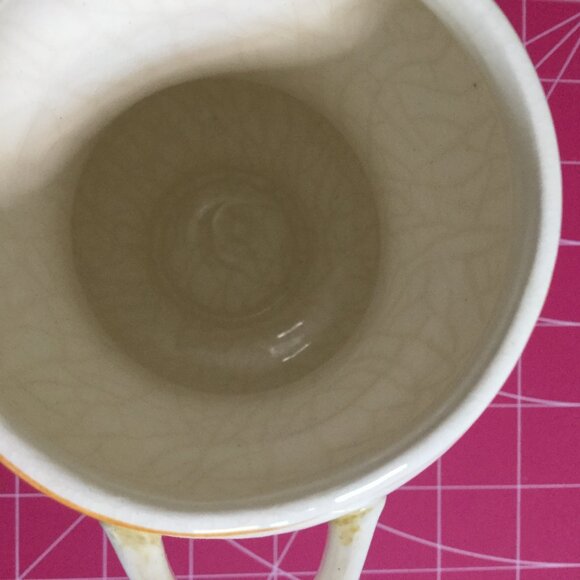 Vintage Instant Coffee canister 8" tall to the top the lid the jar has crazing - Picture 5 of 7